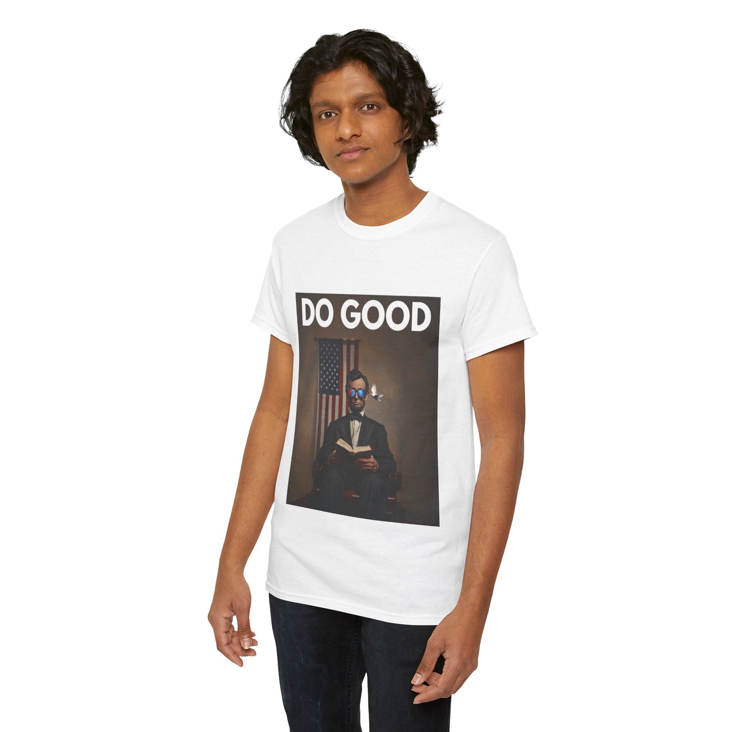 Abraham Lincoln "Do Good" T-Shirt | Unisex Heavy Cotton Tee